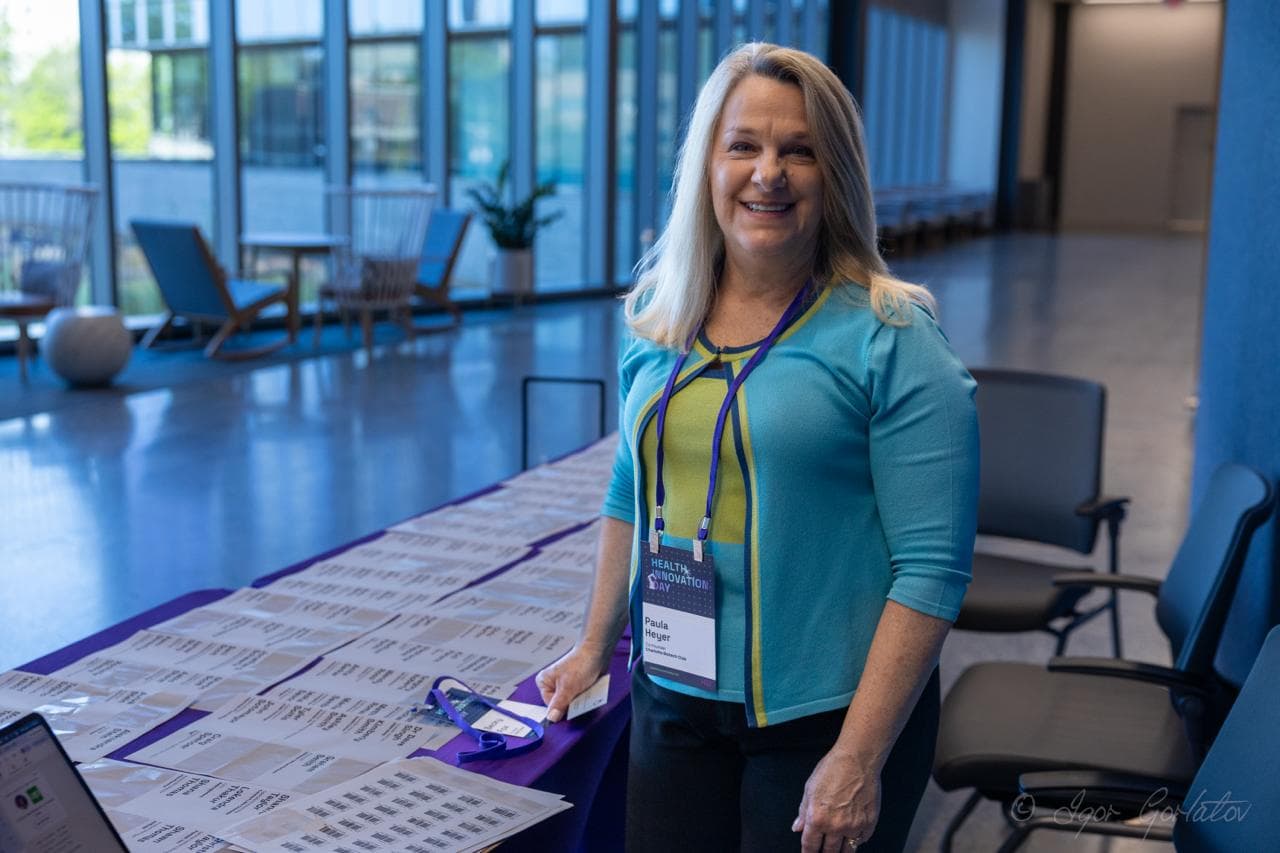 Paula Heyer at Health Innovation Day at The Pearl